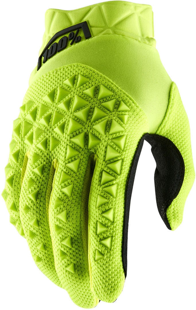 100% Airmatic Handschoenen Geel/zwart M Figuur 1