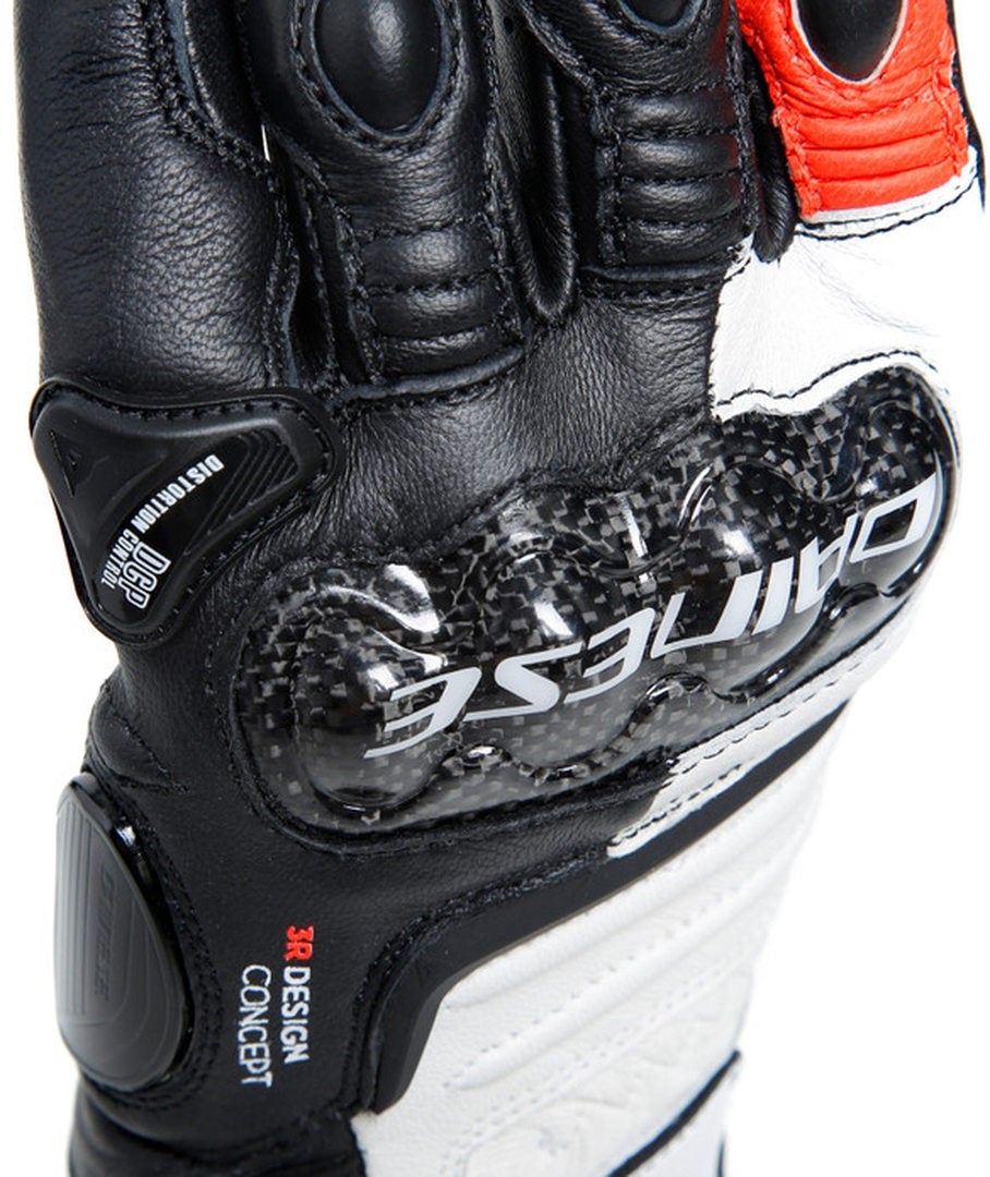 Side view of Dainese Carbon 4 Long Ladies Motorcycle Gloves