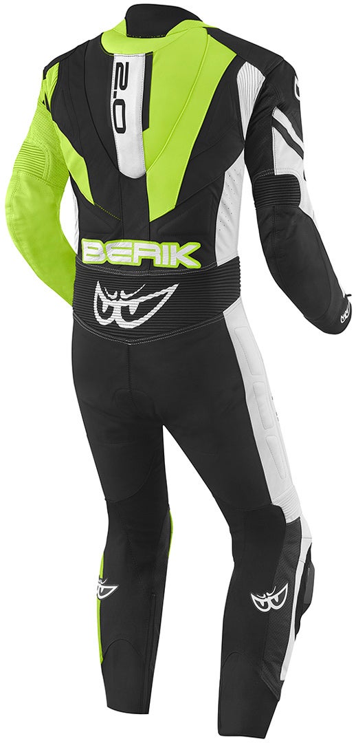 Berik Metric Evo One Piece Motorcycle Leather Suit black/yellow/white 56 Figure 2