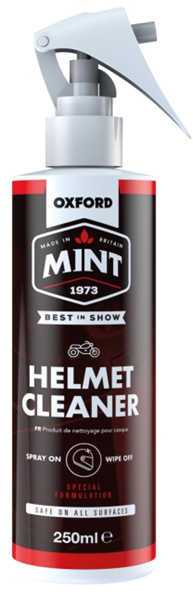Oxford Mint Nettoyant pour visière casque 250ml Figure 1
