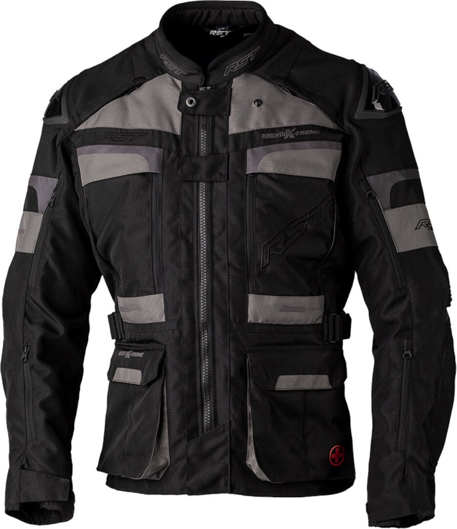 RST Pro Series Adventure-Xtreme Motorrad Textiljacke schwarz/grau 5XL Abbildung 1