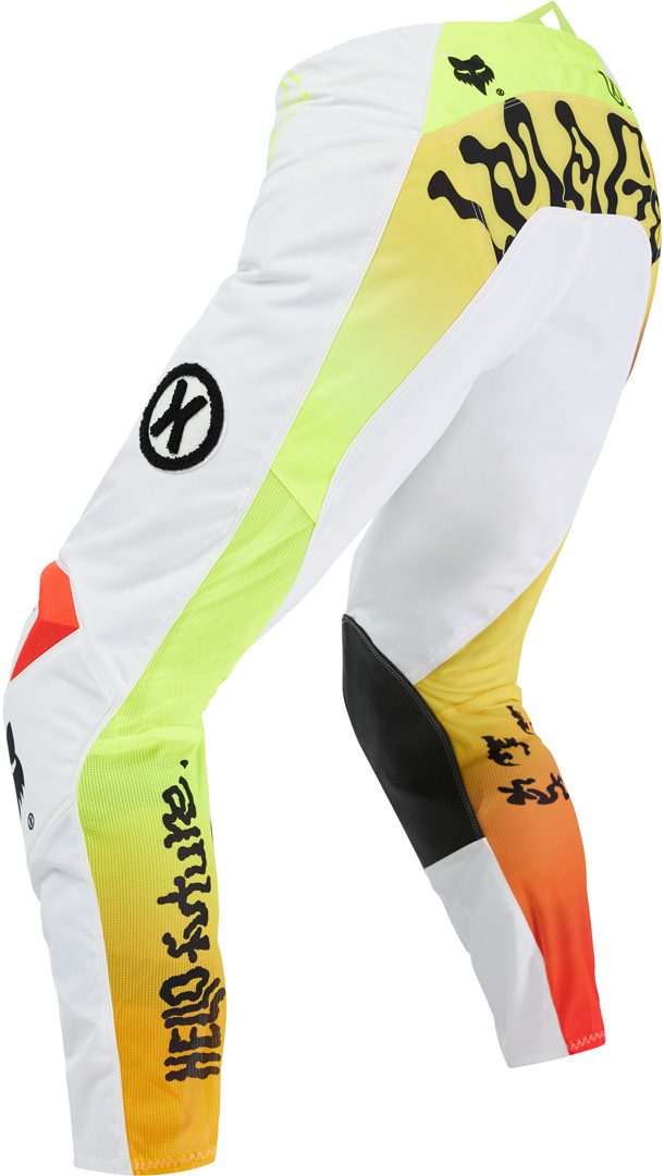 FOX 180 Hello Future Special Edition Motocross Pants white 30 Figure 8
