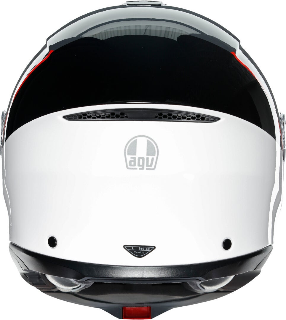 AGV Tourmodular Balance Helm wit/grijs/rood M (57/58) Figuur 3