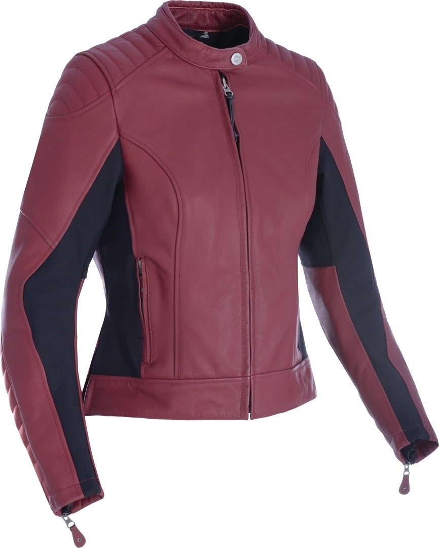 Oxford Beckley Ladies Motorcycle Leather Jacket coral 14 Figure 1
