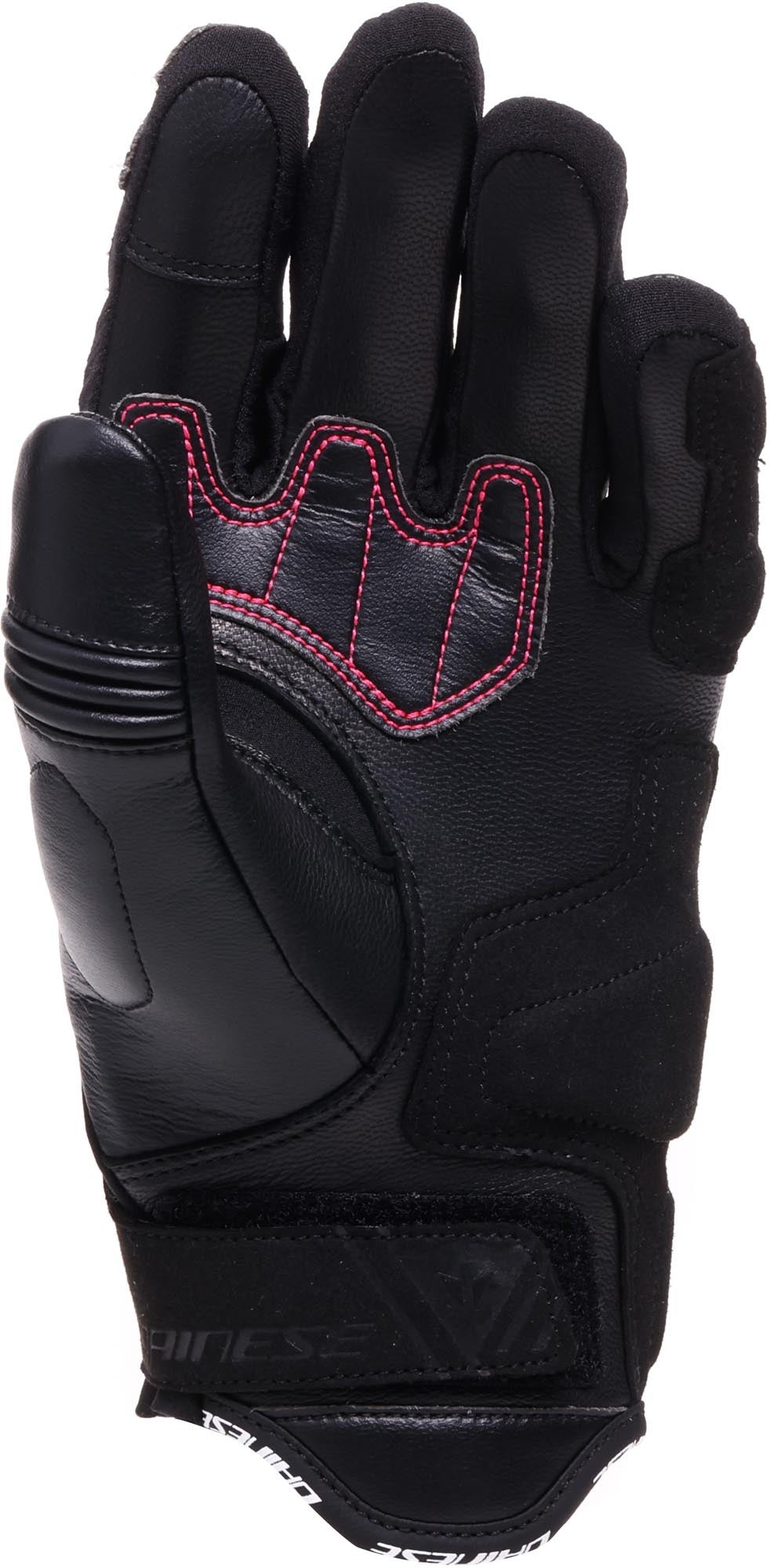 Dainese Reacto Carbon Short Damen Motorradhandschuhe schwarz/rosa XL Abbildung 3