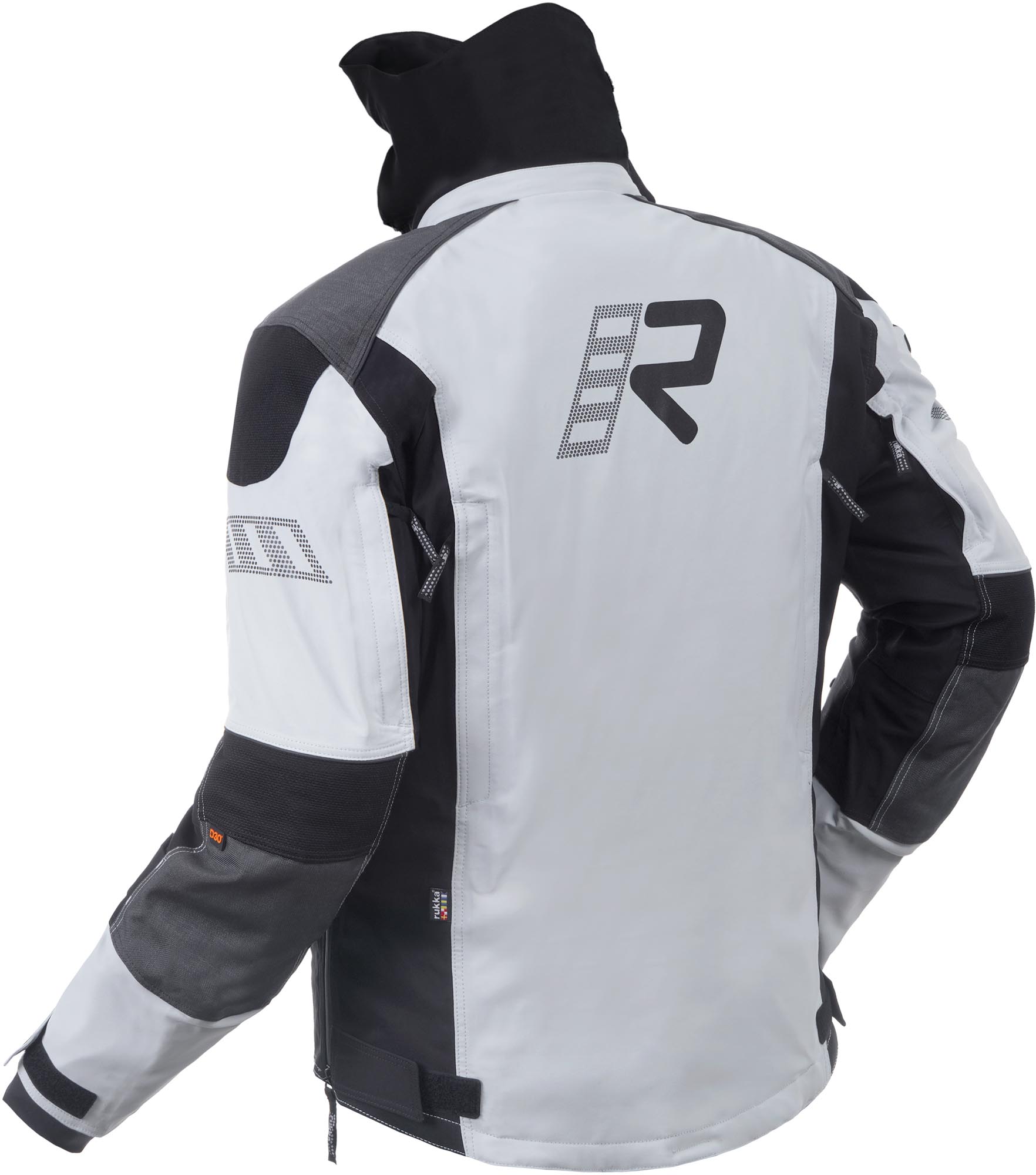 Rukka Flexo-R Nepromokavá textilní bunda pro motocykl bílá/šedá/černá 60 Obrázek 2