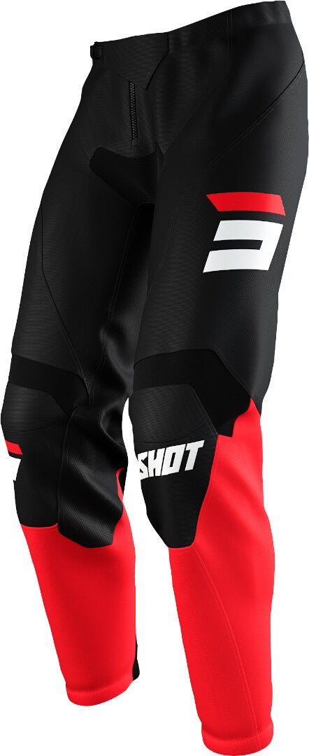 Shot Draw Burst Motocross bukser sort/rød 36 Figur 1