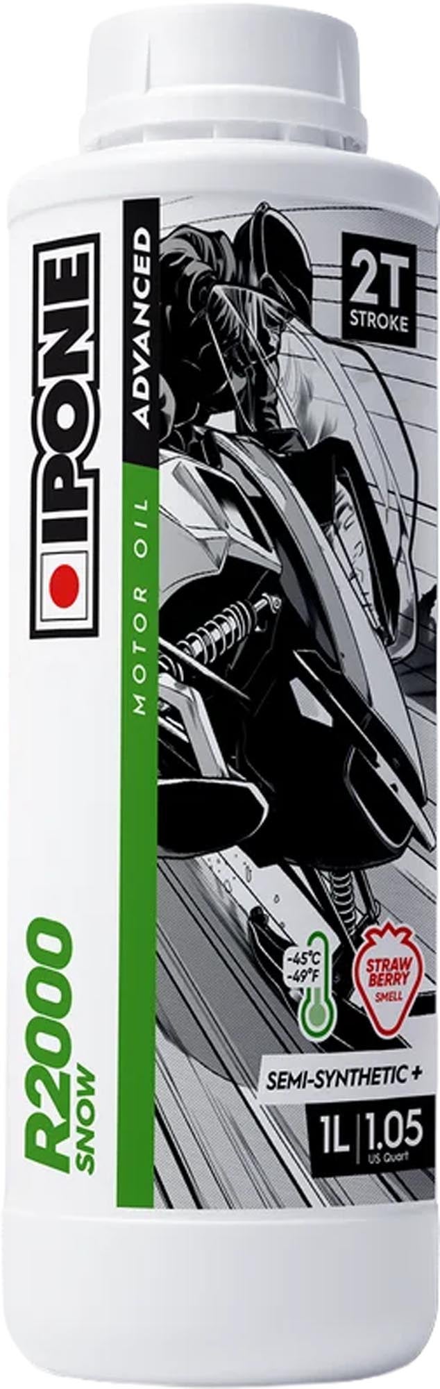 IPONE R2000 Snow Motorolja 1 liter jordgubb Figur 1