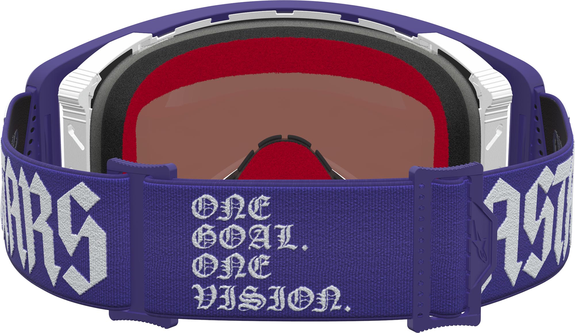 Alpinestars Supertech Atrox Mirror Motocross Brille blau/weiß Abbildung 2