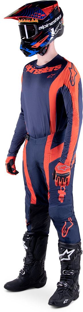Alpinestars Techstar Arch Motokrosový dres tmavě modrá M Obrázek 3