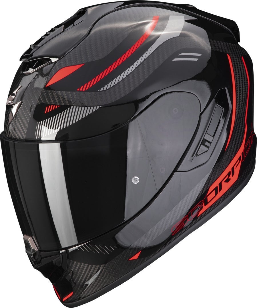 Scorpion EXO-1400 Evo Air Kydra Carbon hjelm sort/rød L (59/60) Figur 1