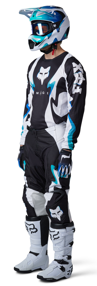 FOX 180 Kozmik Motocross Hose schwarz/weiß 38 Abbildung 12