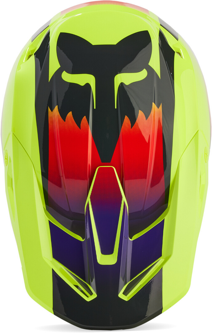 FOX V1 Flora MIPS Motocross hjelm gul/sort M (57/58) Figur 7