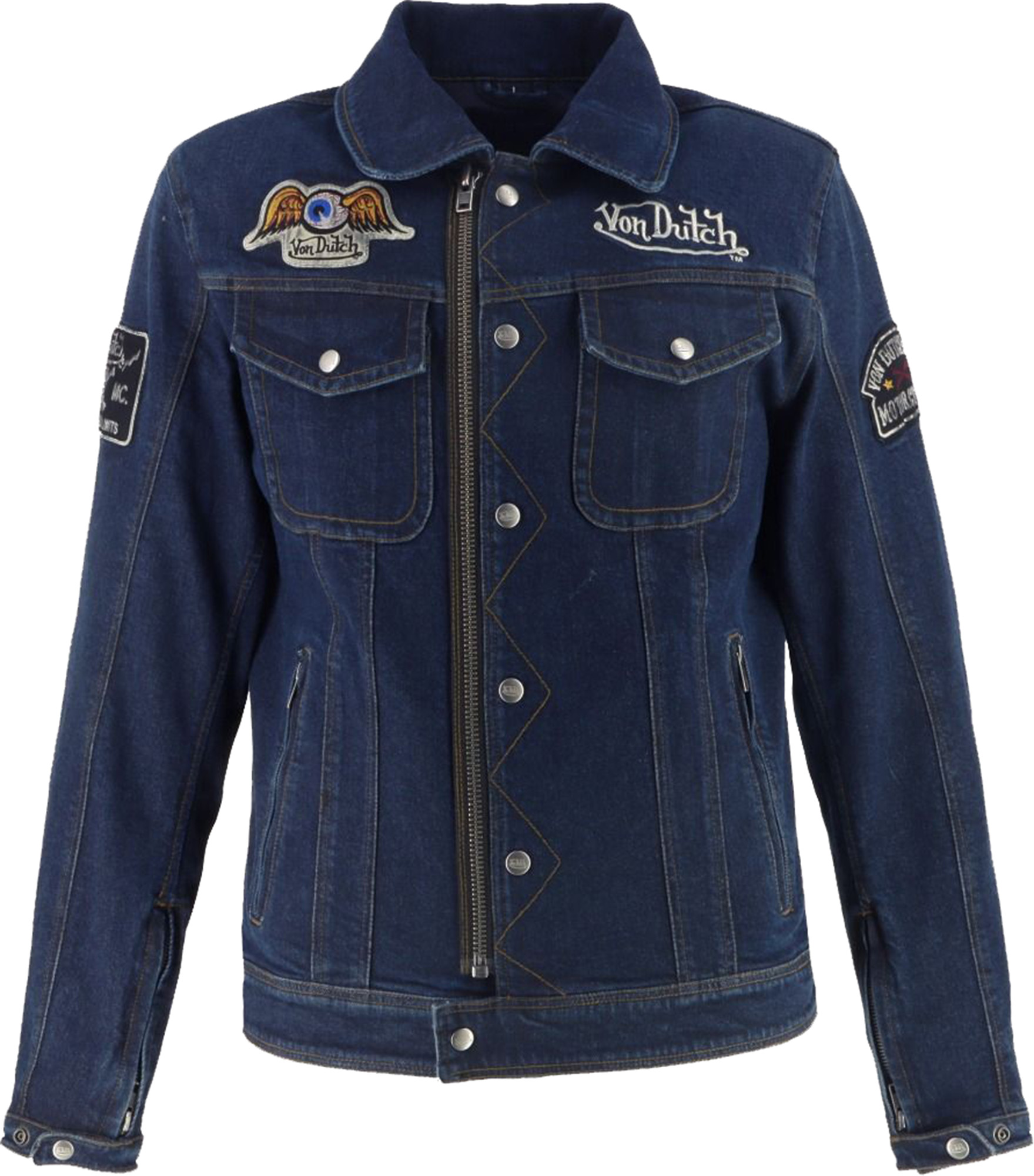 Von Dutch x Helstons Westy Motorcycle Textile Jacket L Figure 1