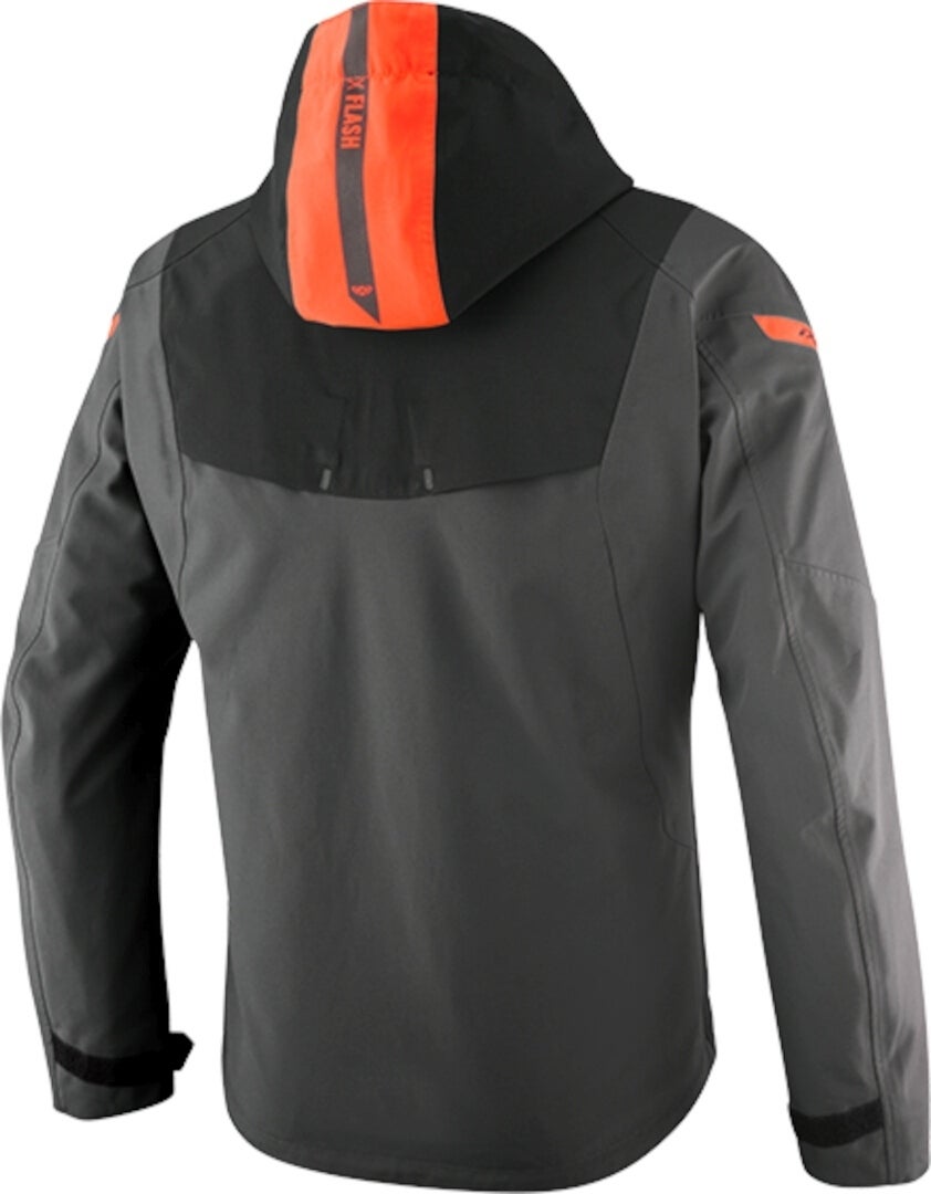 Ixon Burning waterproof Motorcycle Textile Jacket grey/black/red XXL Figure 2