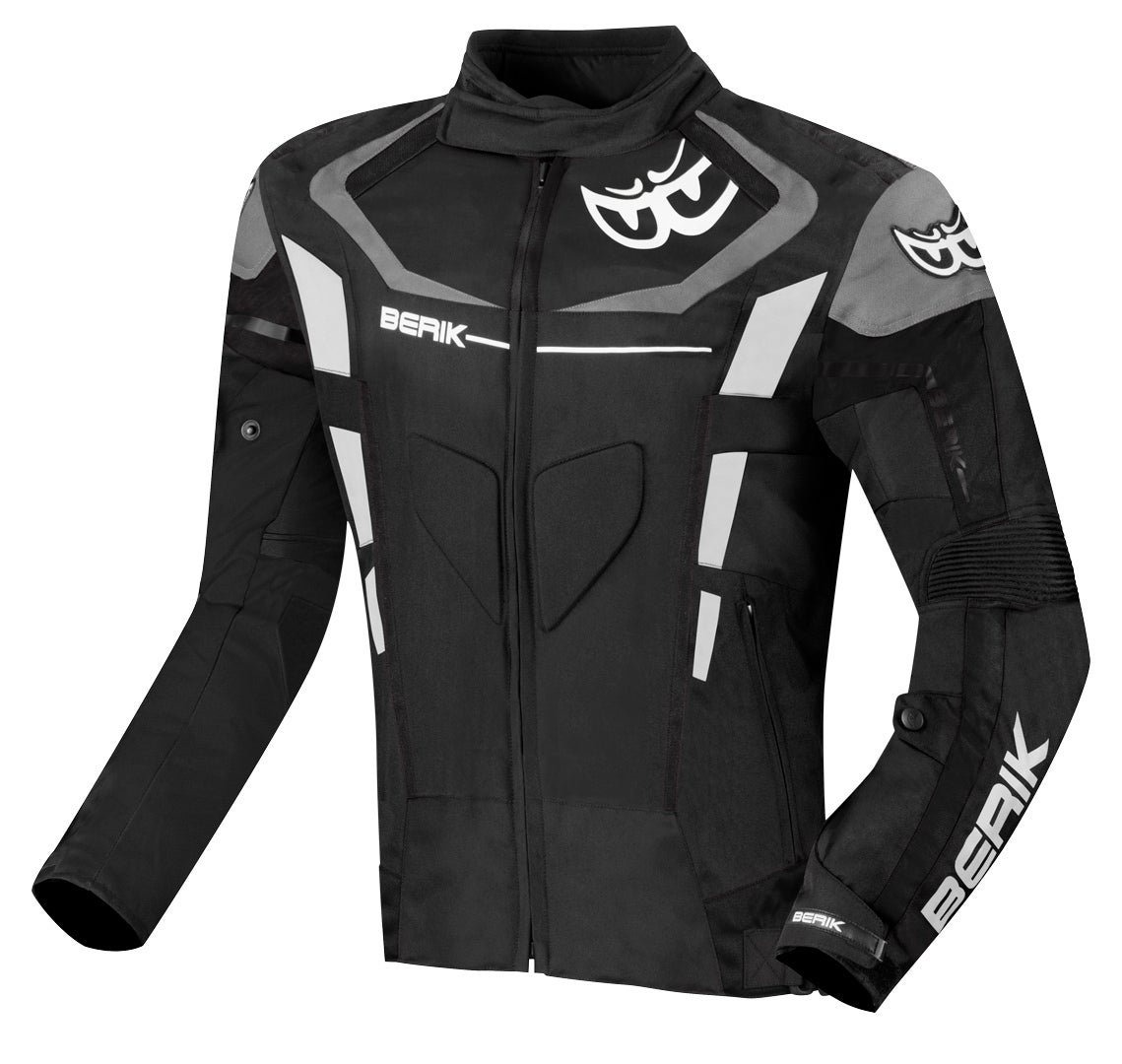 Berik Torino Evo waterproof Motorcycle Textile Jacket black/grey 60 Figure 1