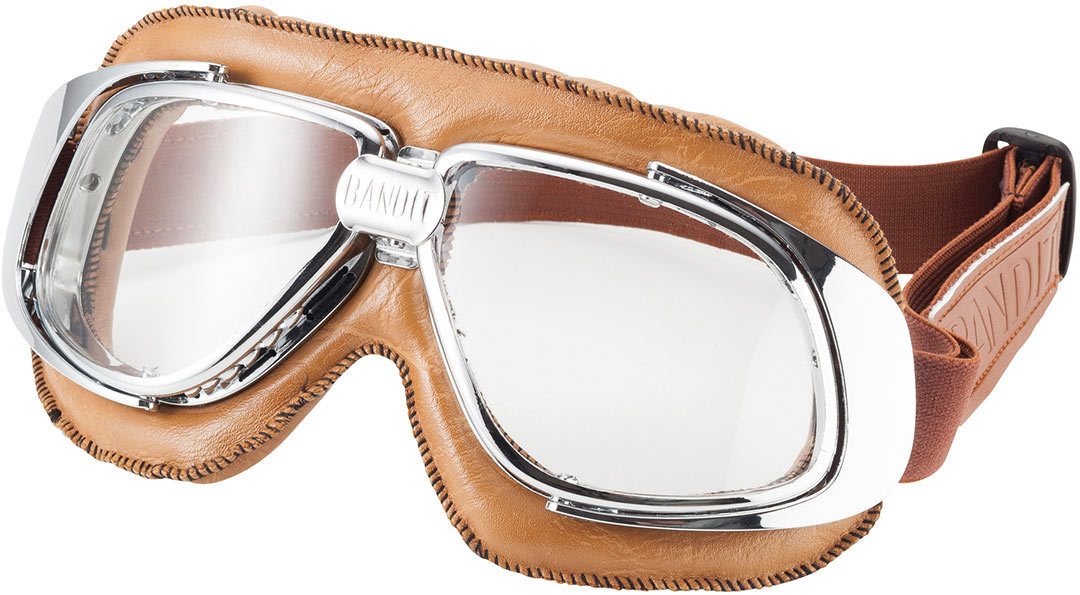 Bandit Classic Ochelari de motocicletă Maro/Transparent Figura 1