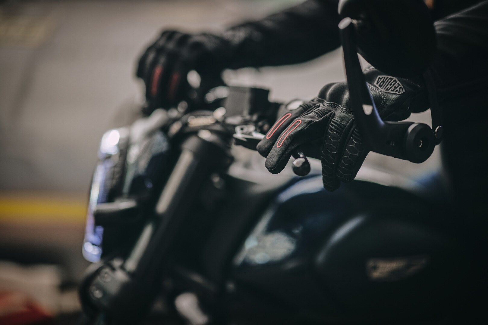 Segura Natcho vandtæt vinter damer motorcykelhandsker 6 (M) Figur 7