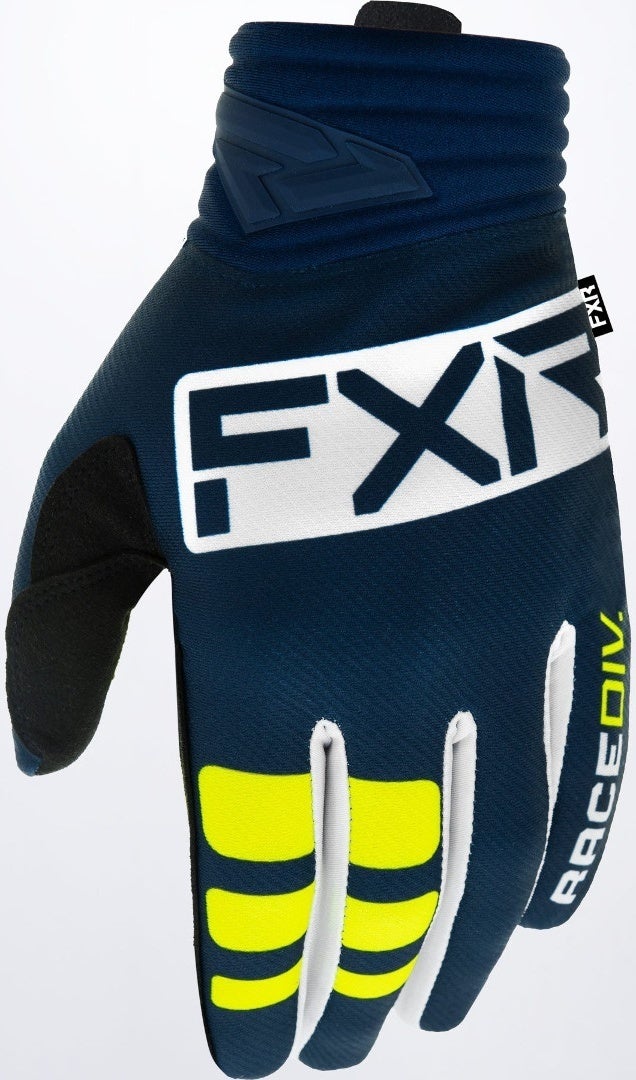 FXR Prime Motocross handsker blå/hvid/gul M Figur 1