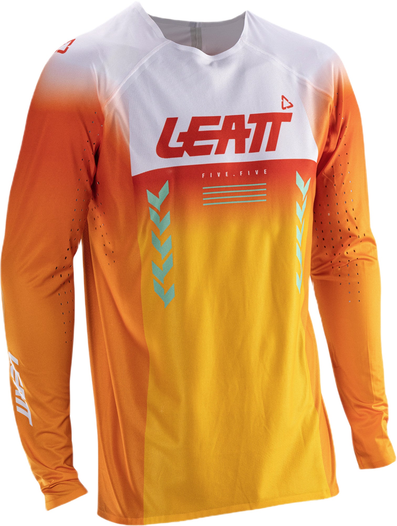 Leatt Moto 5.5 UltraWeld V26 Maillot de motocross orange/jaune XL Figure 1