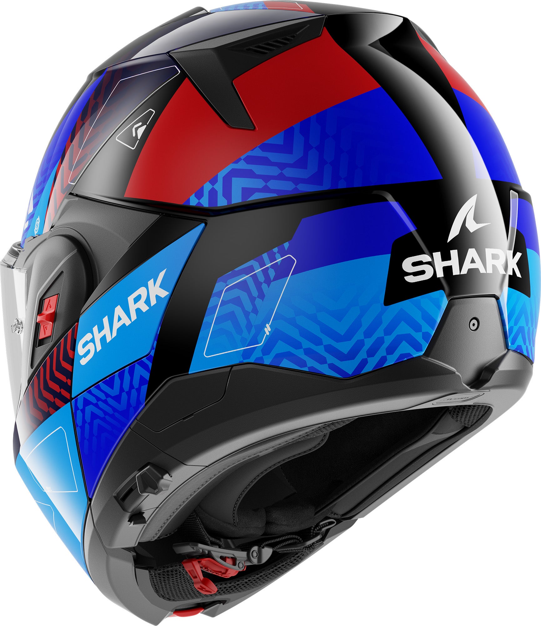 Shark Oxo Ready Cască Negru/Albastru/Roșu M (57/58) Figura 2