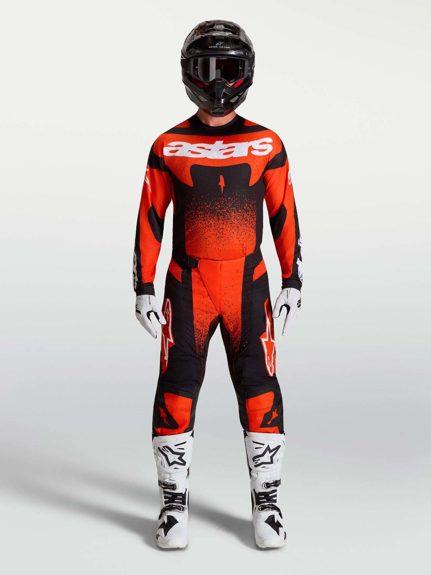 Side view of Alpinestars Techstar Swan Motocross Pants