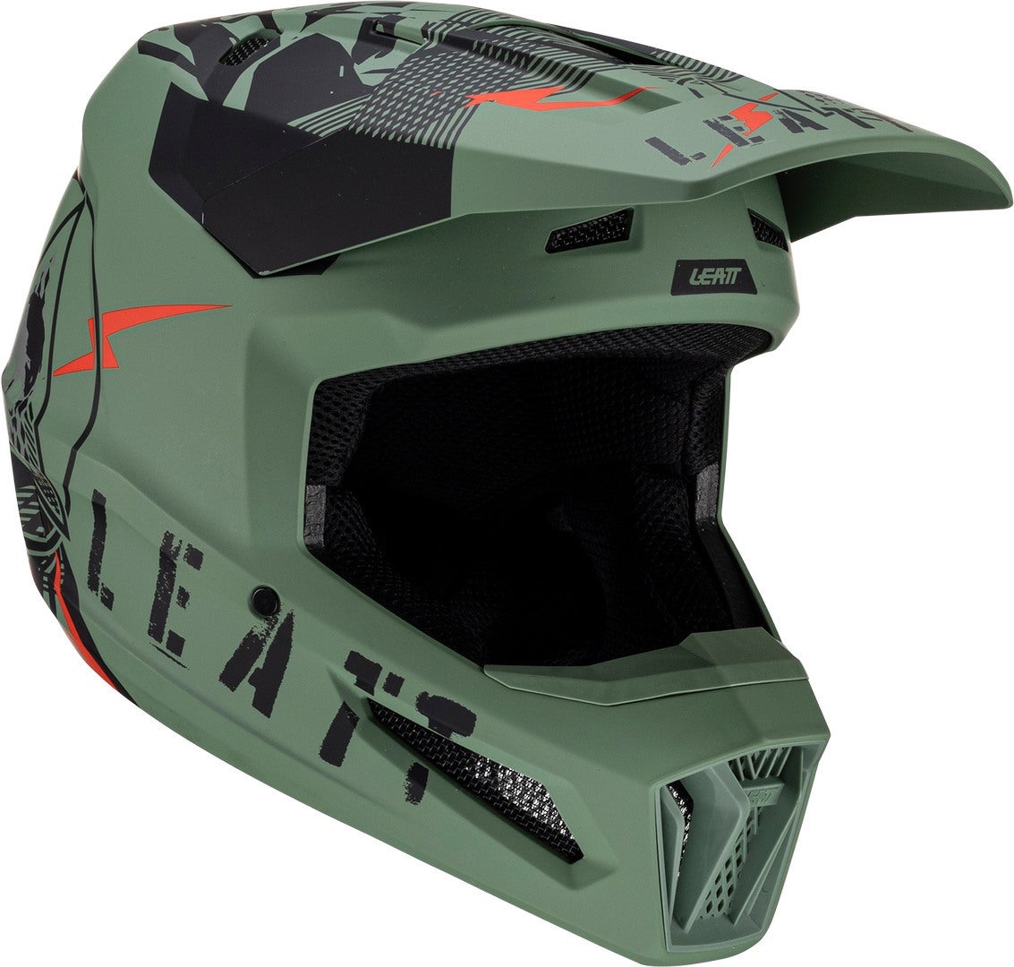 Leatt 2.5 Motocross hjelm sort mat/grøn L (59/60) Figur 5