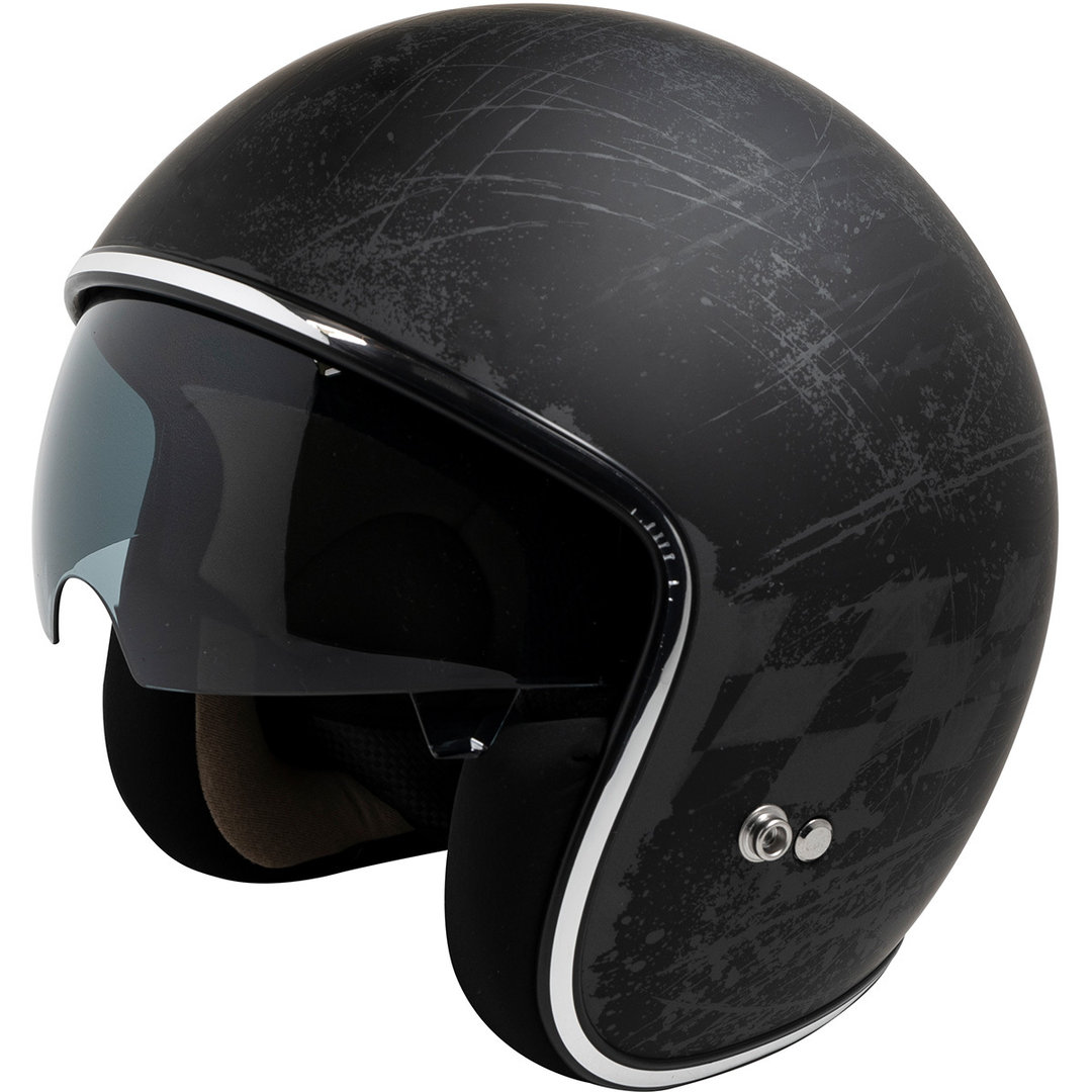 IXS 77 2.5 Jethelm schwarz matt/grau S Abbildung 1