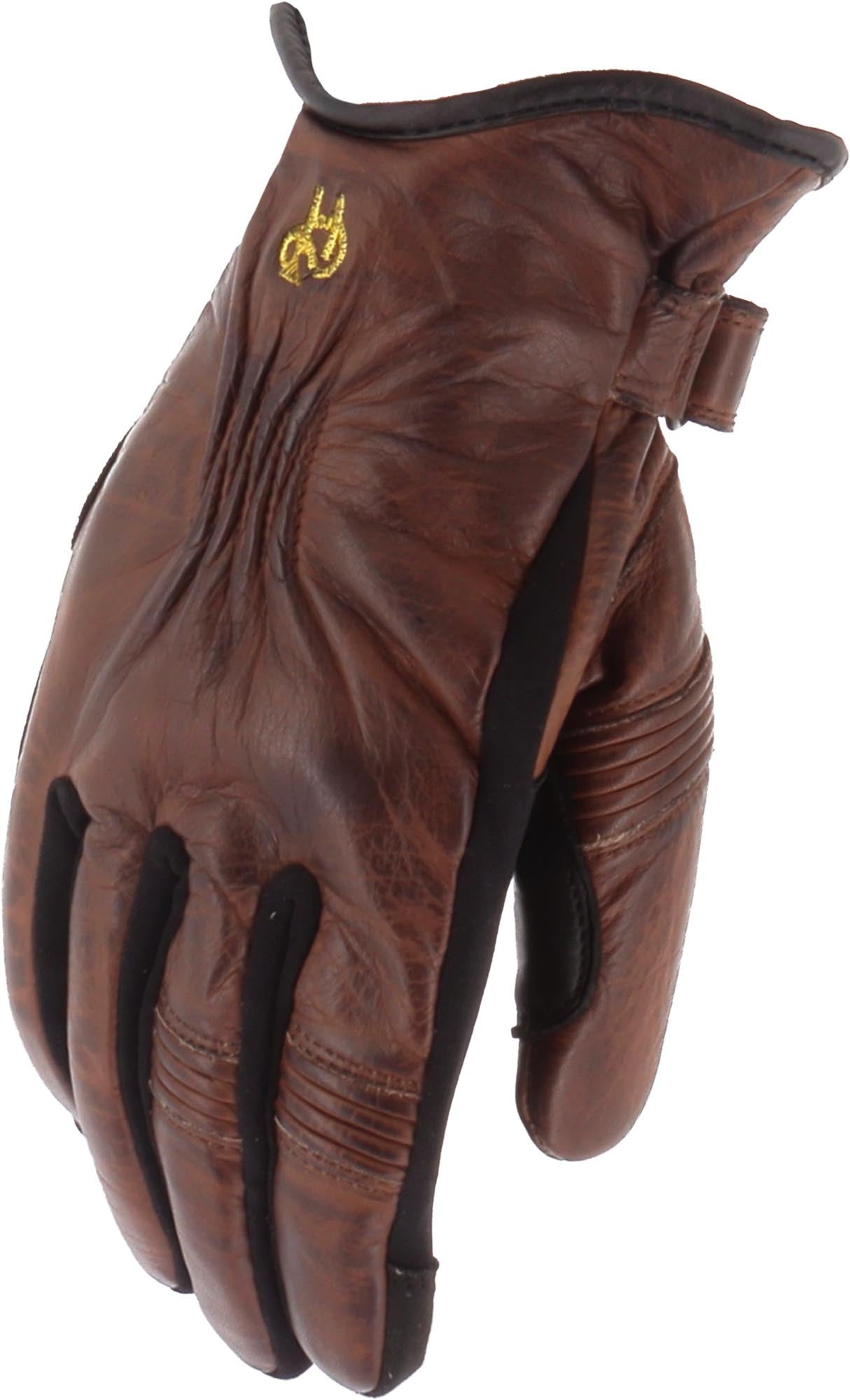 Helstons Benson Evo Motorcykelhandskar brun S Figur 1