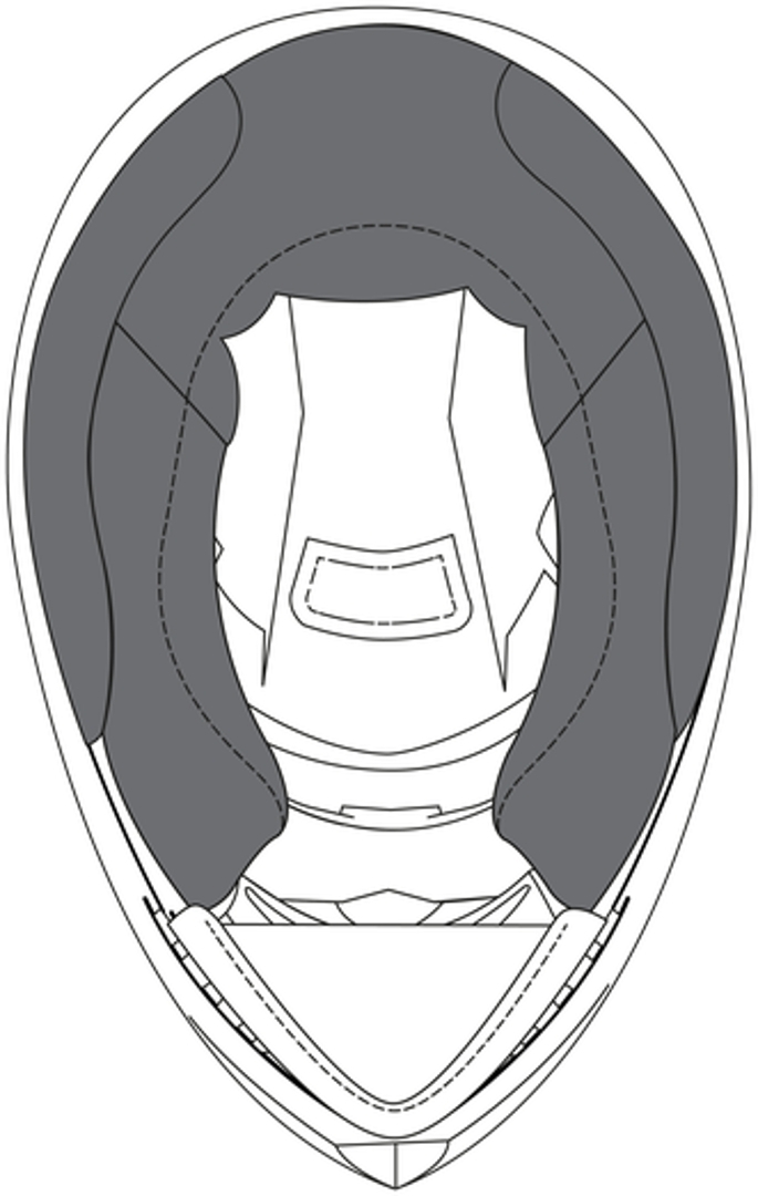 AGV K-3 SV Wangenpolster ML Abbildung 1