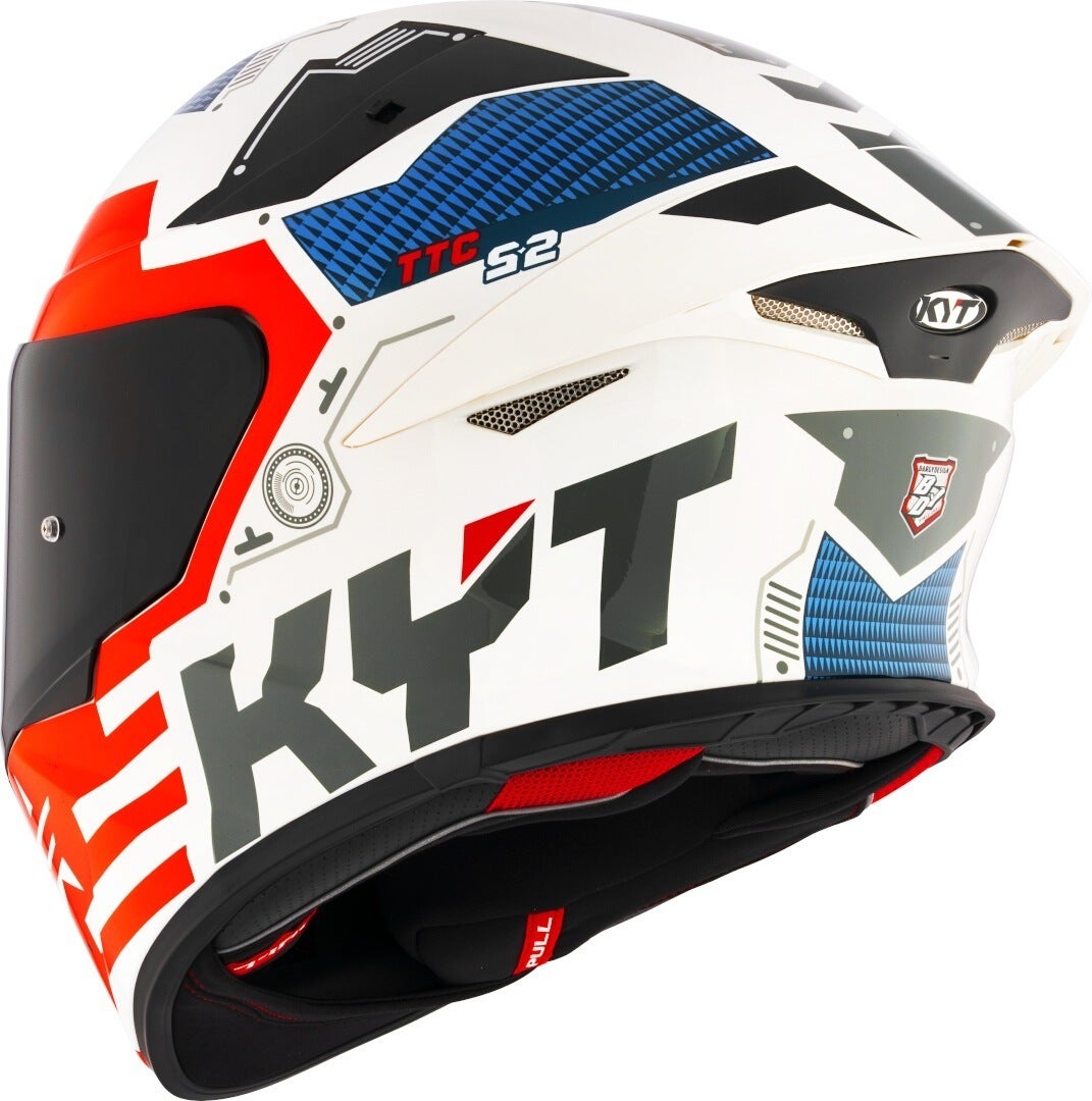 KYT TT-Revo Fuselage Capacete vermelho S (55/56) Figura 2