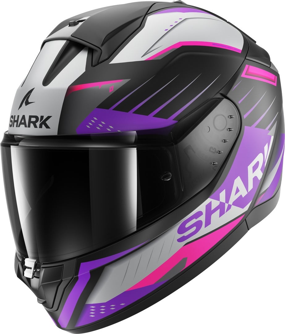 black matt/purple