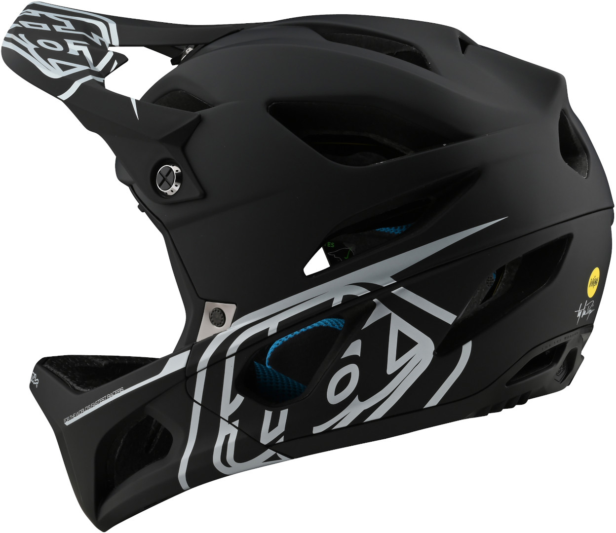 Troy Lee Designs Stage Stealth MIPS Cască Negru mat/argintiu M/L Figura 7