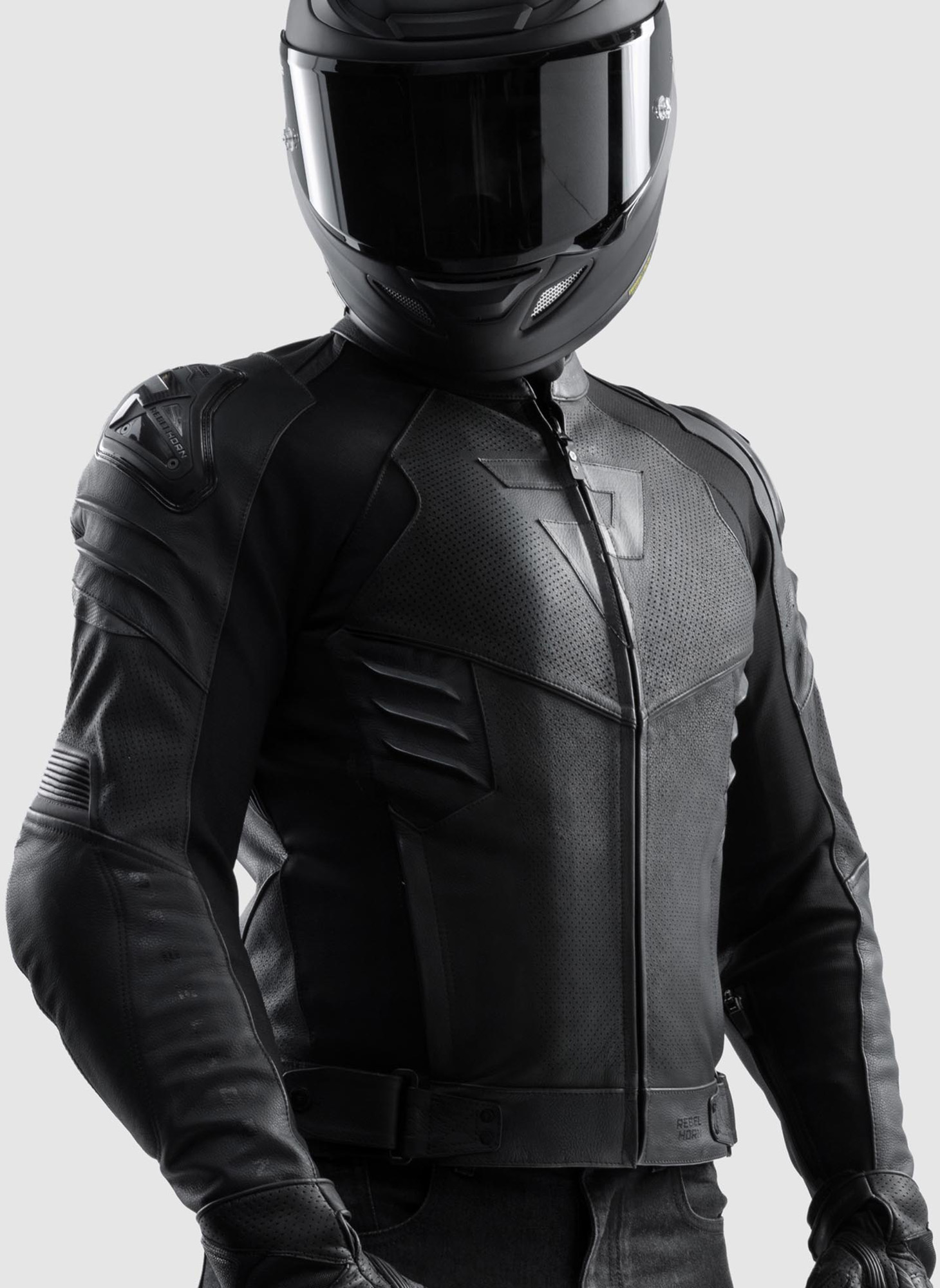 Rebelhorn Vandal 2 Motorrad Lederjacke schwarz 60 Abbildung 13