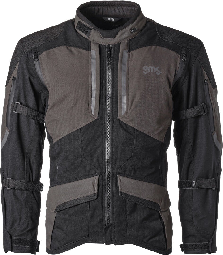 GMS Acamar WP impermeabile Giacca tessile moto nero/grigio XL Figura 1