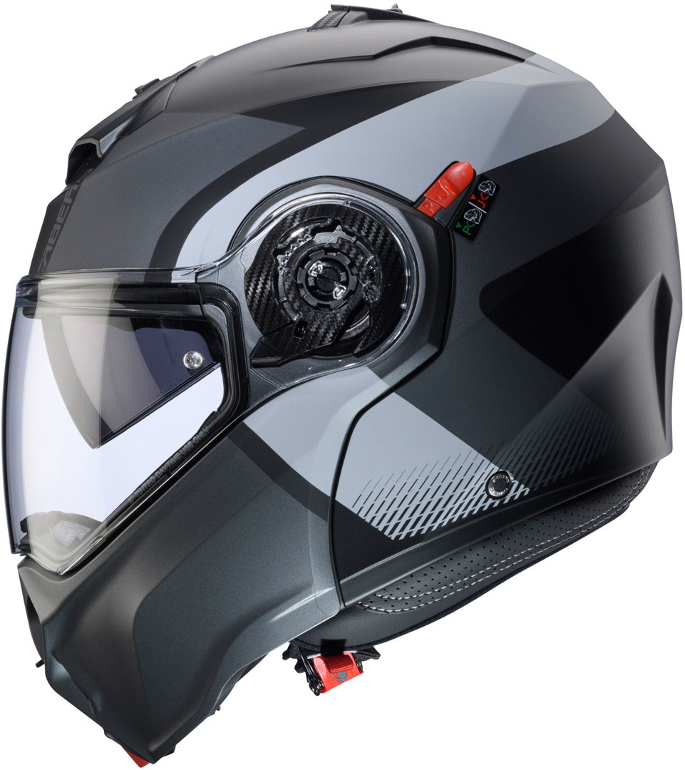 Caberg Duke Evo Indy Klapphelm schwarz matt/grau S (55/56) Abbildung 4