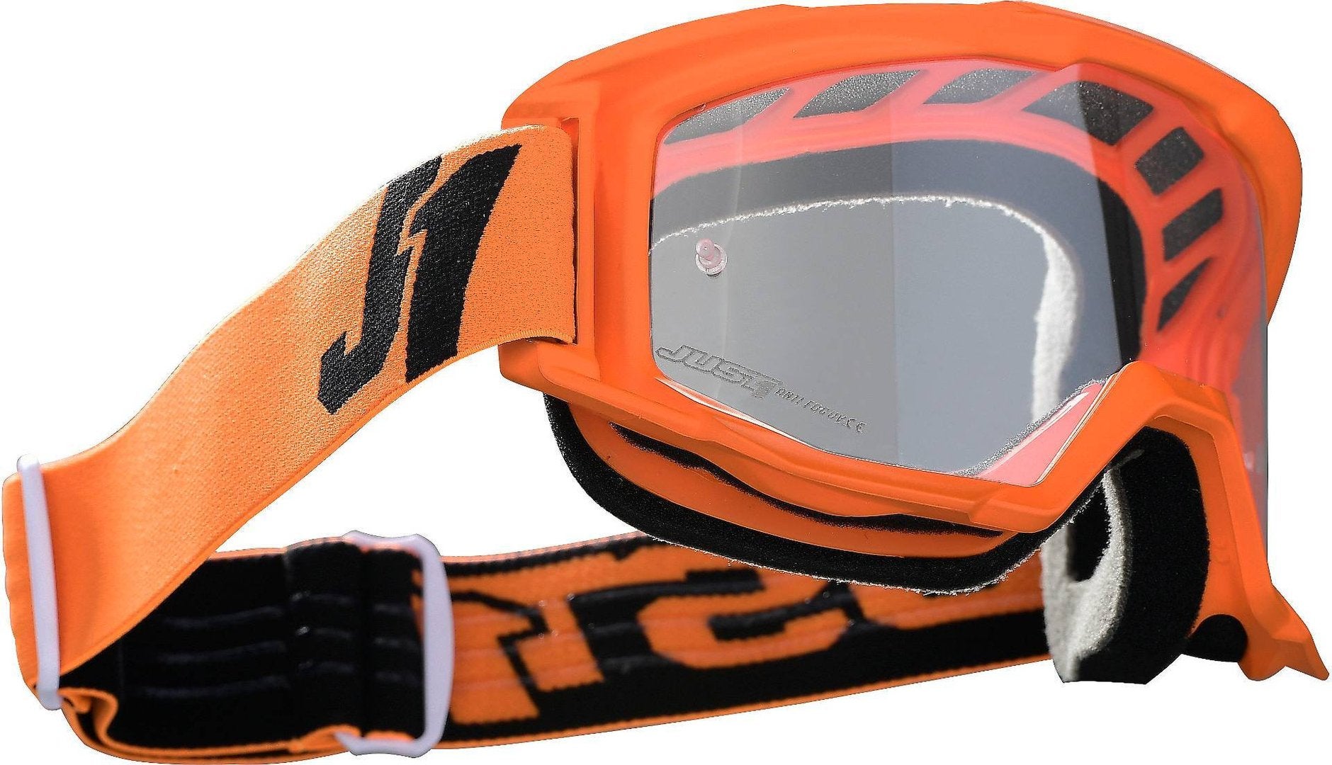 Just1 Vitro Masques de motocross Orange/Noir Figure 3