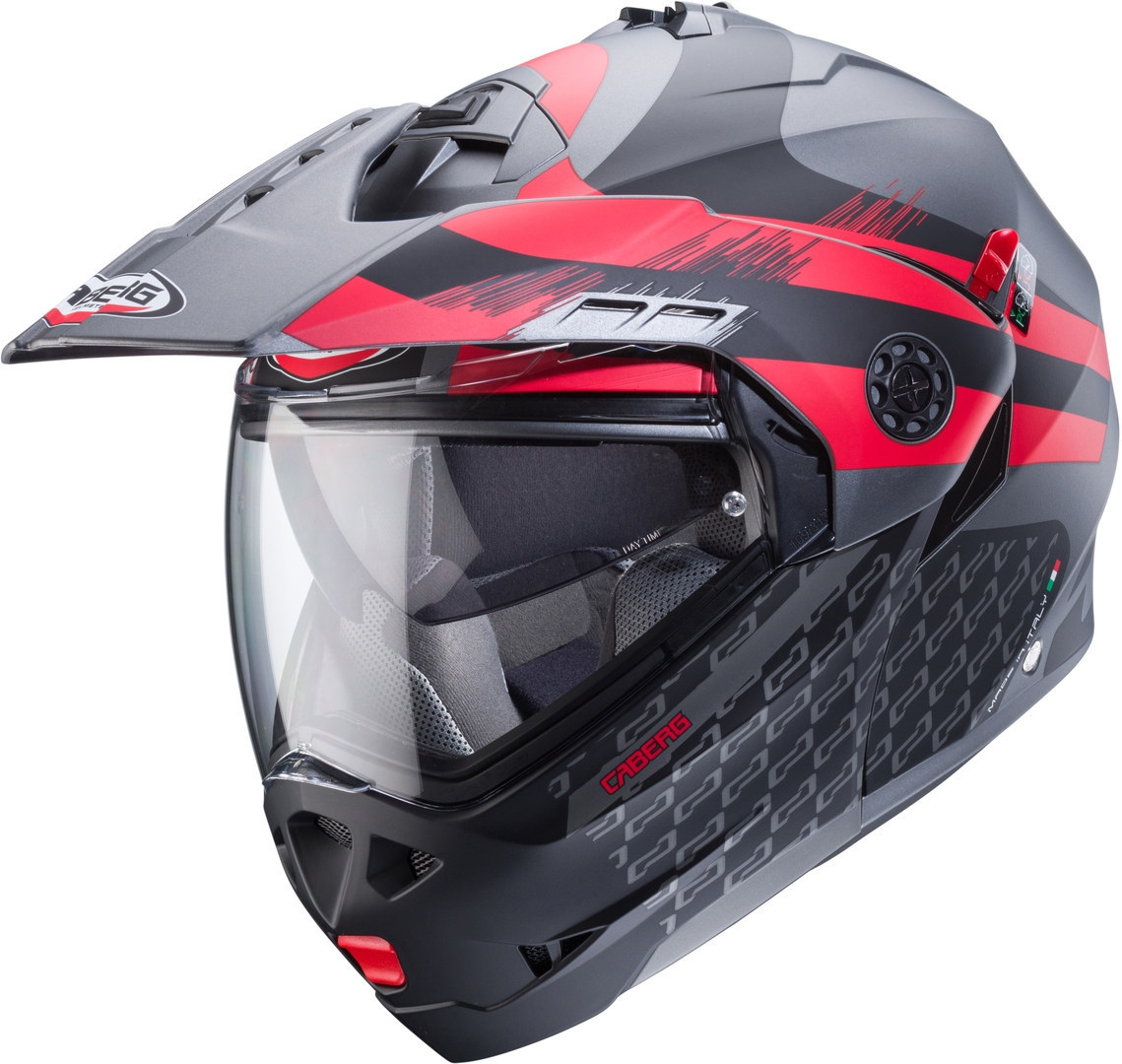 Caberg Tourmax X Sarabe Klapphelm grau/schwarz/rot S (55/56) Abbildung 1