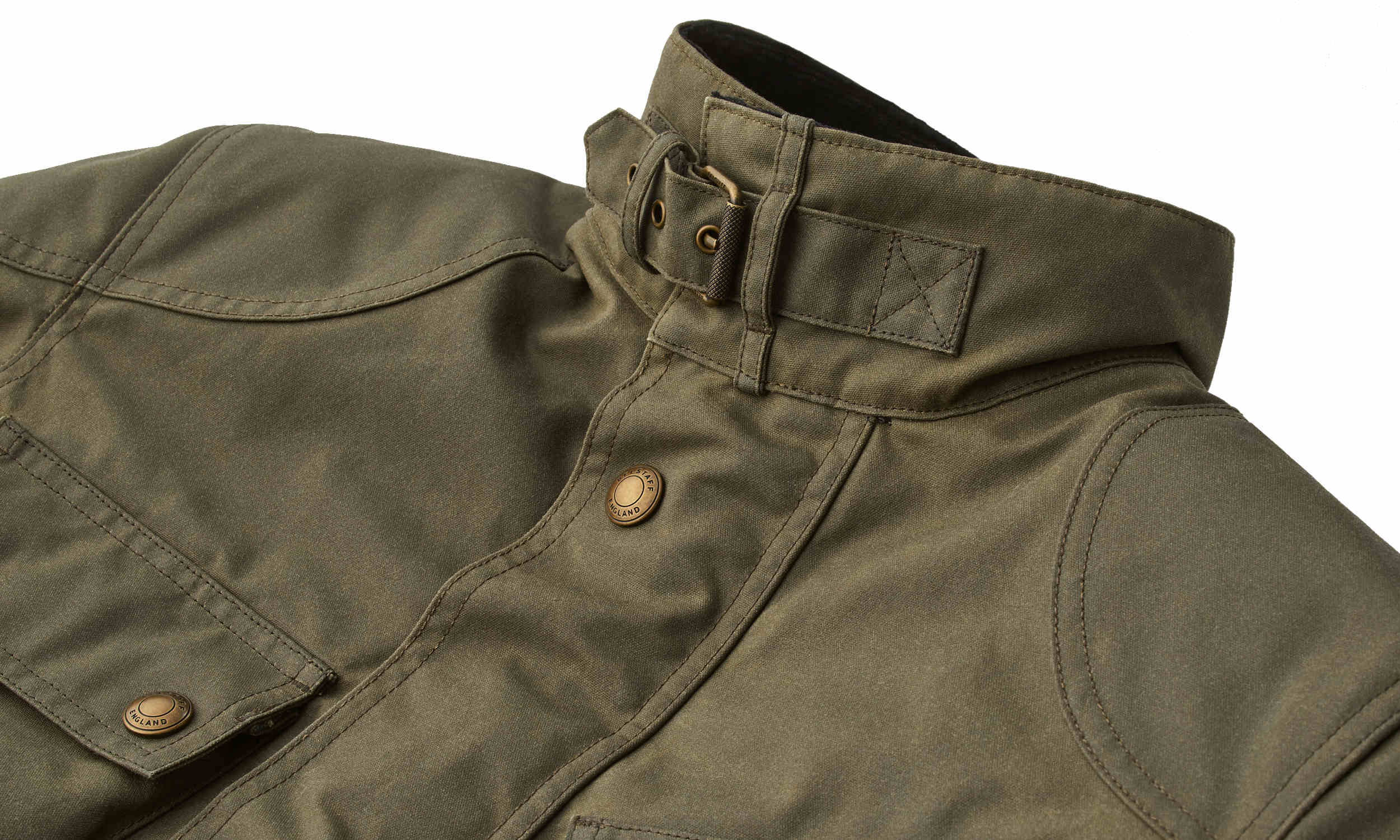 Belstaff Trialmaster Motorcycle Wax Jacket olive XL Figure 2