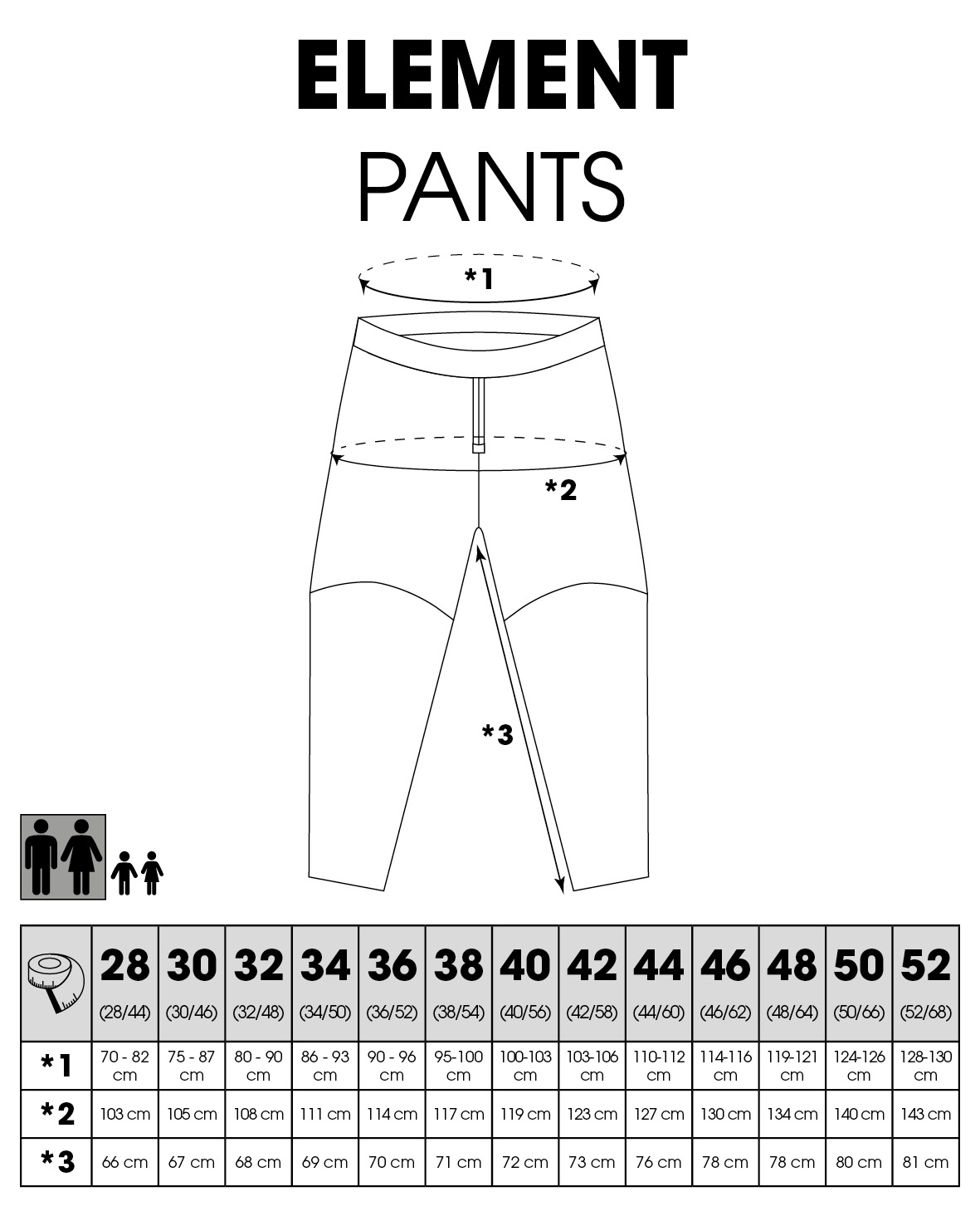 Oneal Element Racewear V.27 Motocrossbroek zwart/grijs 52 Figuur 3