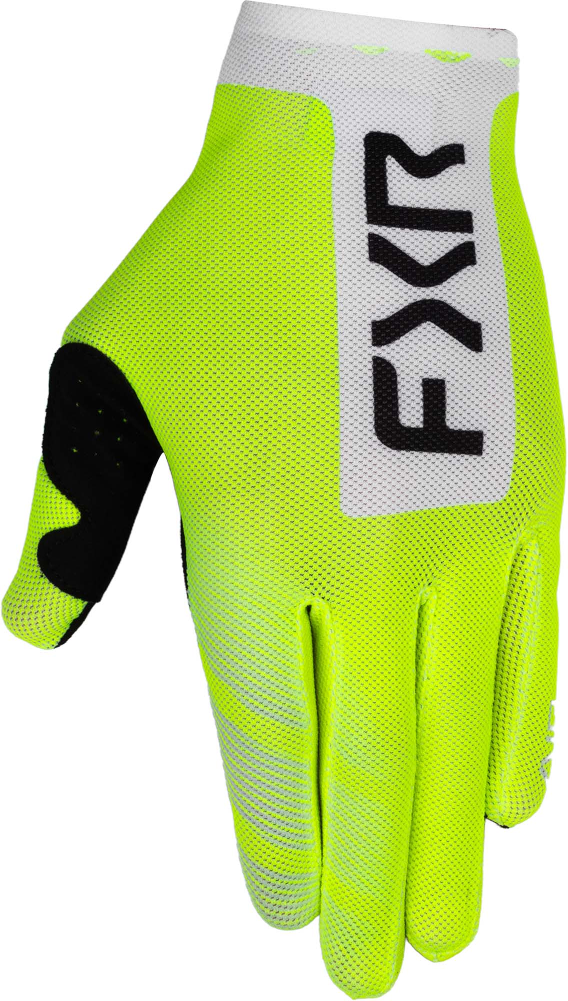 FXR Pro-Fit Air Logo Gants de motocross perforés jaune/blanc M Figure 1