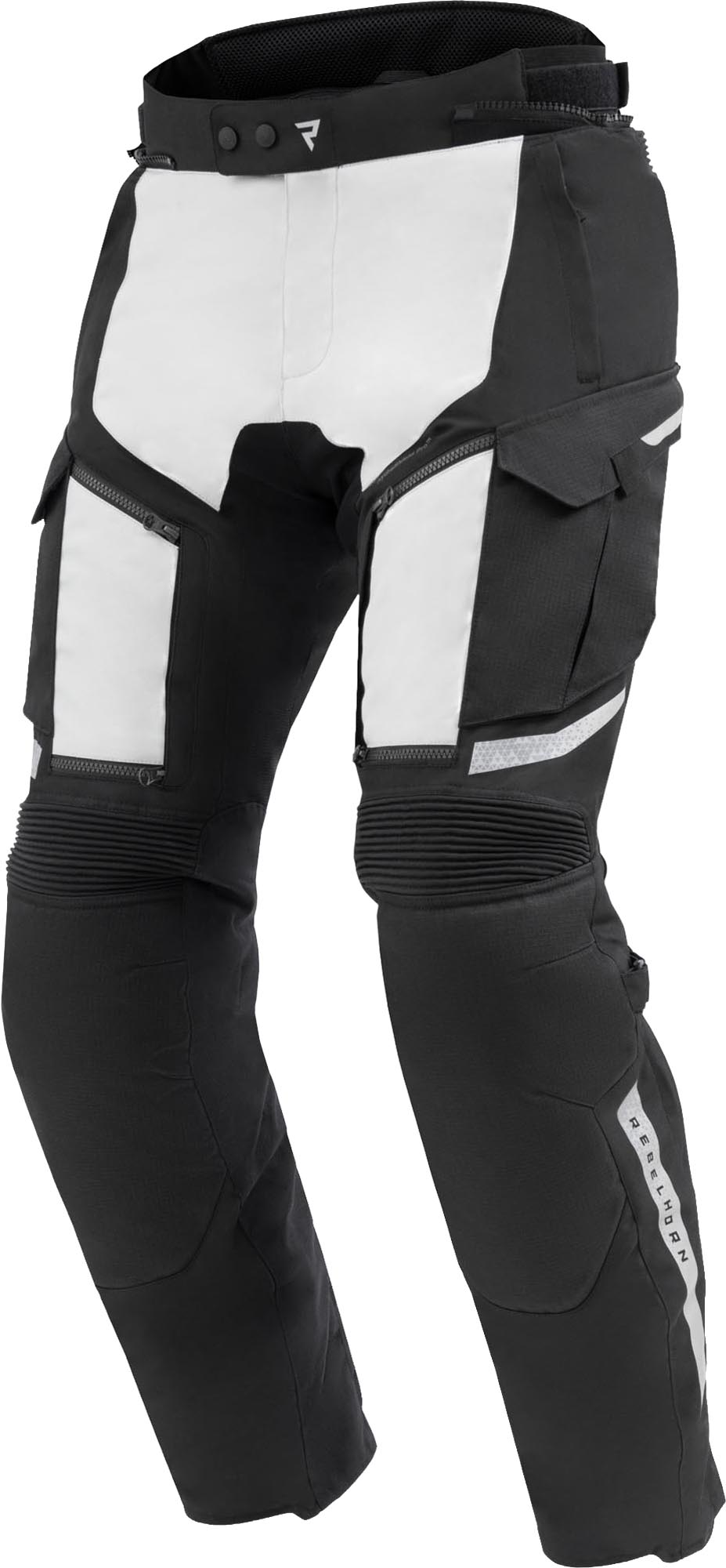 Rebelhorn Cubby 5 Pantalon textile de moto imperméable noir/gris XL Figure 1