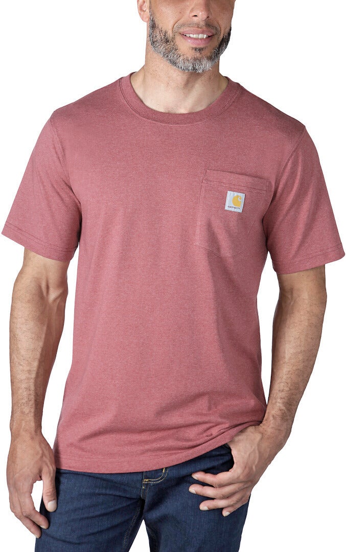Carhartt Relaxed Fit Heavyweight K87 Pocket Maglietta Rosso chiaro L Figura 2