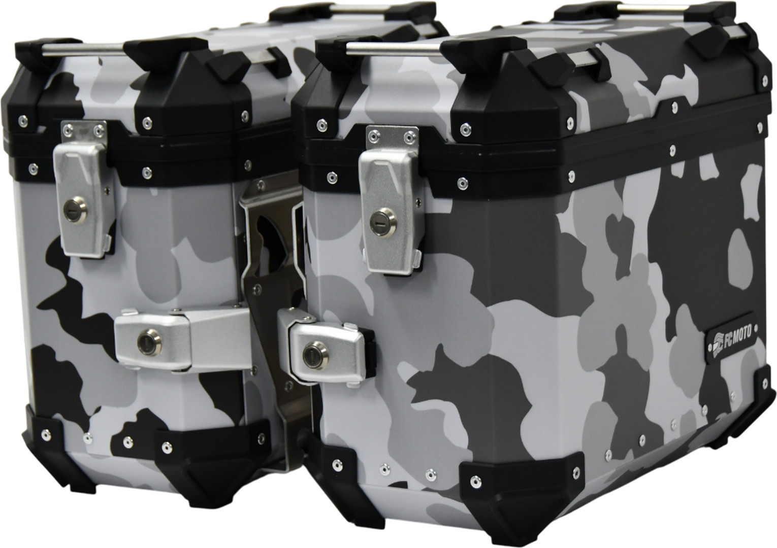 FC-Moto Terreno EVO Camo White 28 L Alu Set de carcasă laterală + Set de cilindri de încuietoare Figura 2