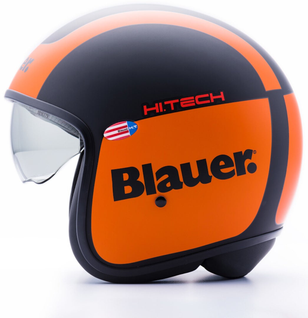 Blauer Pilot 1.1 G Graphic Jet hjelm sort mat/orange Tab (58/60) Figur 2