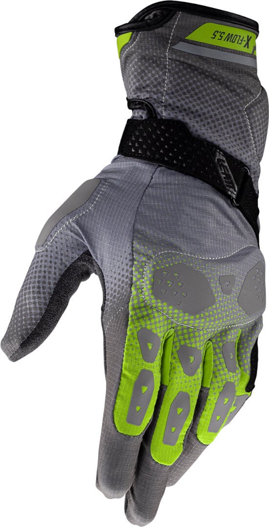 Leatt ADV X-Flow 5.5 Motorcykel handsker grøn/grå 3XL Figur 5