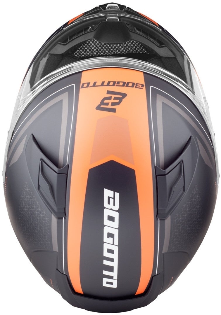 Bogotto FF110 Cinder Hjelm sort mat/orange S Figur 4
