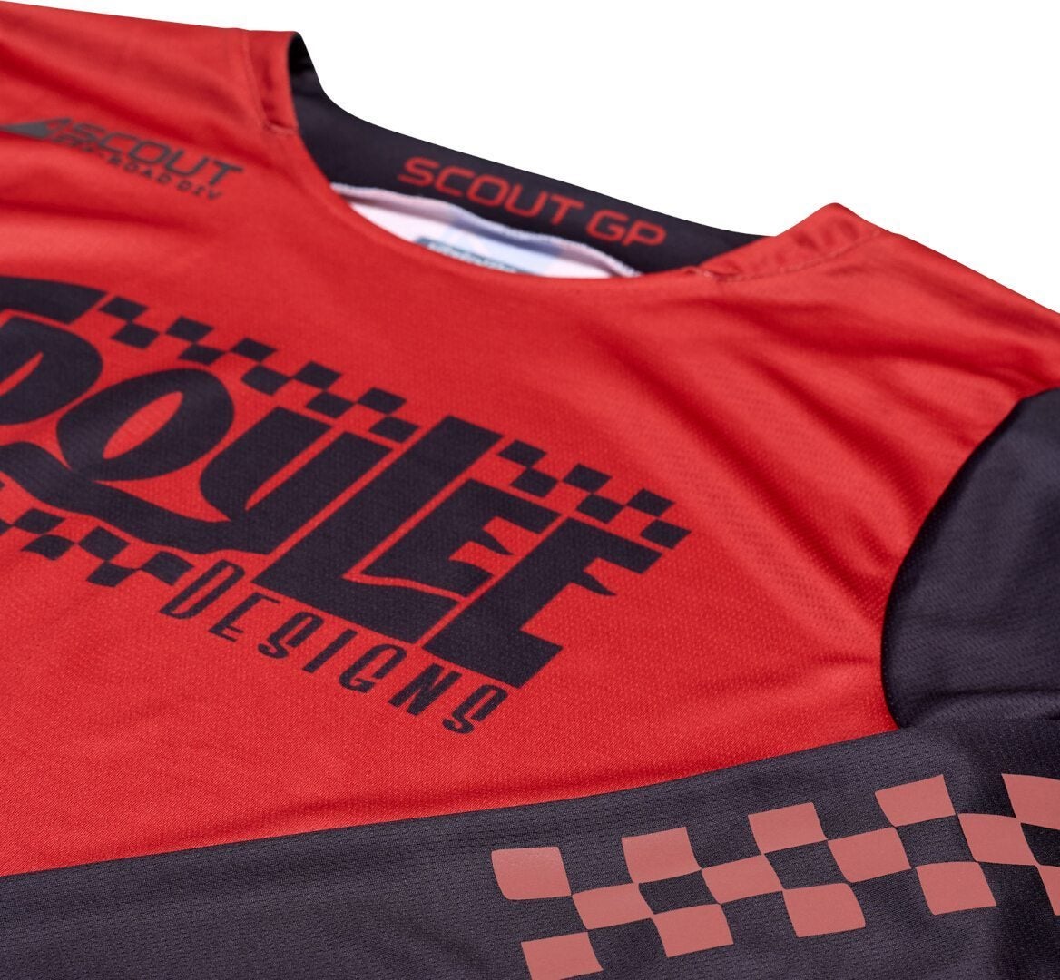 Troy Lee Designs Scout GP Big Lee Motocross trøje sort/orange/rød S Figur 3
