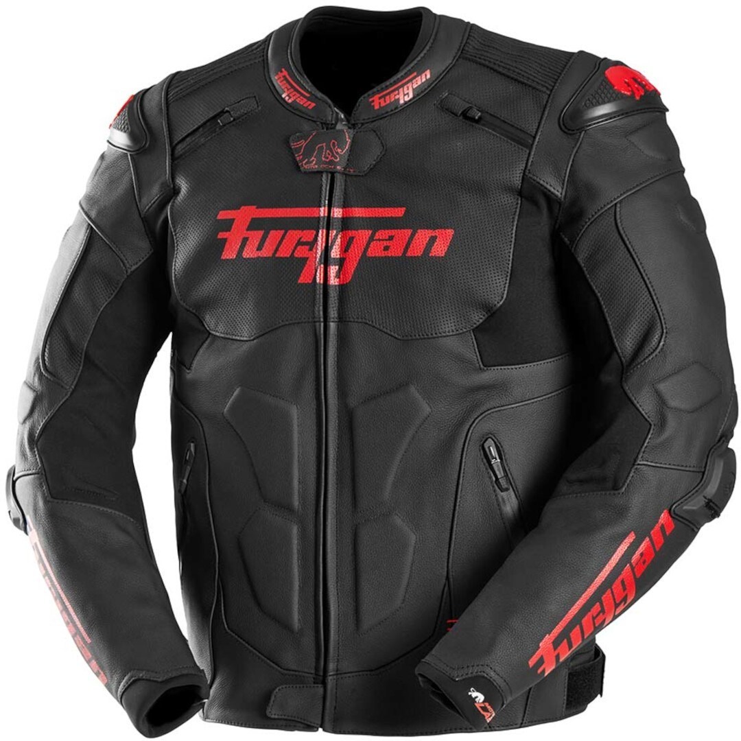 Furygan Raptor Evo 3 Motorcycle Leather Jacket black/red L Figure 4