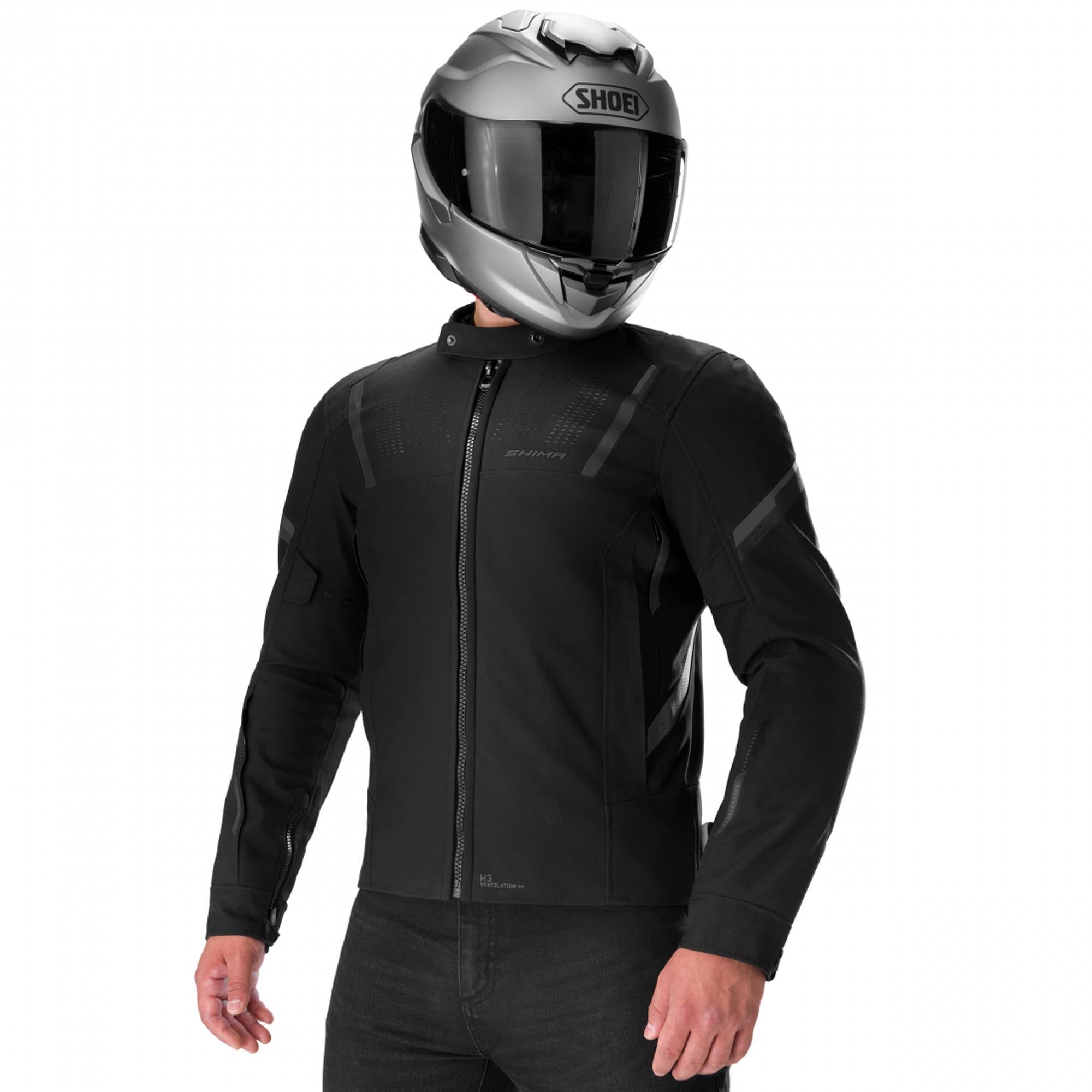SHIMA Rush 3.0 Motorcykeltextiljacka svart L Figur 3